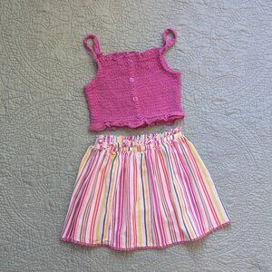 Wonder Nation 2 Piece Skort Outfit Toddler Size 5T